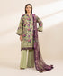 2 Piece - Printed Linen Suit